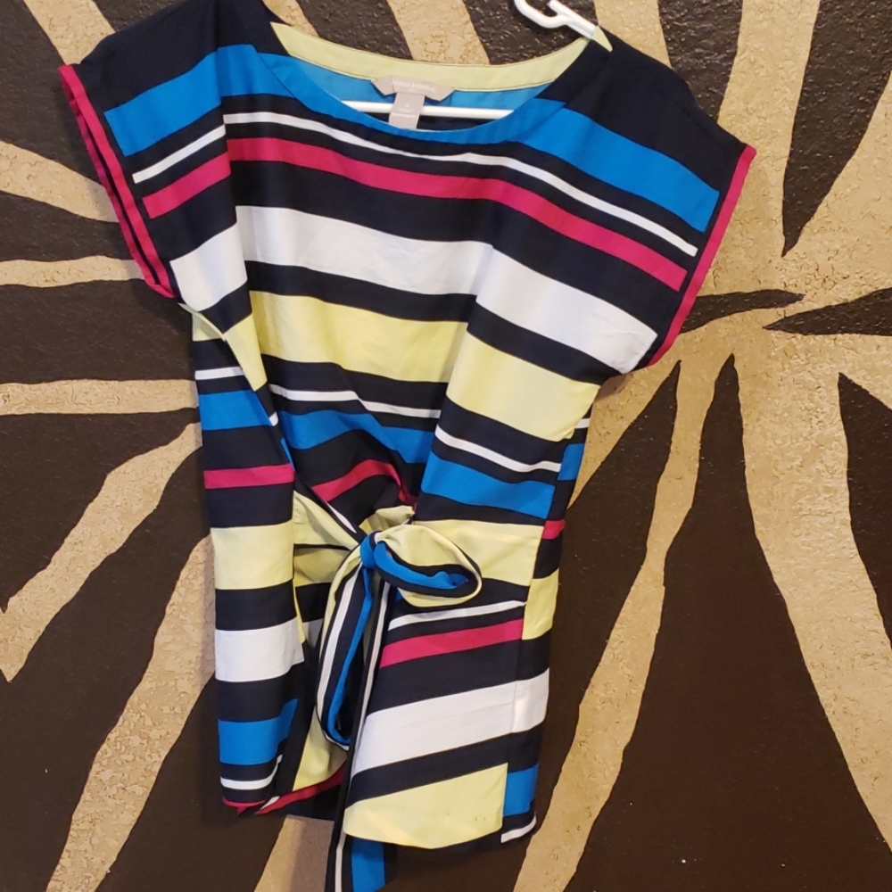 Banana republic multi color blouse